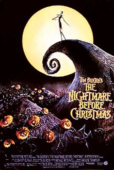 THE NIGHTMARE BEFORE CHRISTMAS (Single Sided Reprint) REPRINT POSTER THE NIGHTMARE BEFORE CHRISTMAS (Single Sided Reprint) REPRINT POSTER