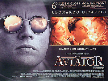 THE AVIATOR (DOUBLE SIDED) ORIGINAL CINEMA POSTER THE AVIATOR (DOUBLE SIDED) ORIGINAL CINEMA POSTER