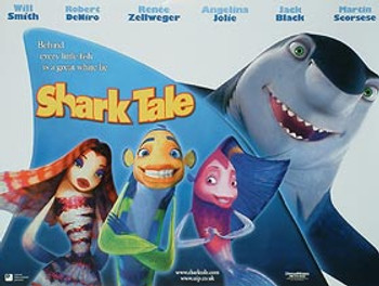 SHARK TALE (DOUBLE SIDED) ORIGINAL CINEMA POSTER SHARK TALE (DOUBLE SIDED) ORIGINAL CINEMA POSTER