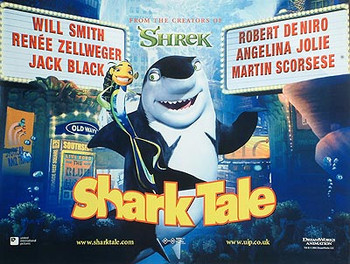 SHARK TALE (Regular) ORIGINAL CINEMA POSTER SHARK TALE (Regular) ORIGINAL CINEMA POSTER