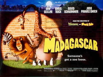 MADAGASCAR (DOUBLE SIDED) ORIGINAL CINEMA POSTER MADAGASCAR (DOUBLE SIDED) ORIGINAL CINEMA POSTER
