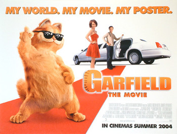 GARFIELD ORIGINAL CINEMA POSTER GARFIELD ORIGINAL CINEMA POSTER