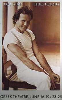 JULIO IGLESIAS ('88 Promo Poster) ORIGINAL MUSIC POSTER JULIO IGLESIAS ('88 Promo Poster) ORIGINAL MUSIC POSTER