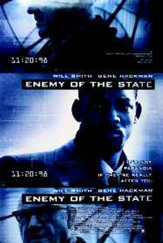 ENEMY OF THE STATE ORIGINAL CINEMA POSTER ENEMY OF THE STATE ORIGINAL CINEMA POSTER