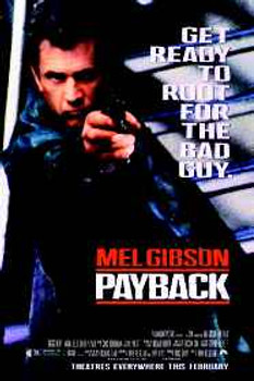 PAYBACK ORIGINAL CINEMA POSTER PAYBACK ORIGINAL CINEMA POSTER
