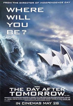 THE DAY AFTER TOMORROW (Sydney Opera House) ORIGINAL CINEMA POSTER THE DAY AFTER TOMORROW (Sydney Opera House) ORIGINAL CINEMA POSTER