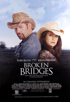 BROKEN BRIDGES (Double Sided Regular) ORIGINAL CINEMA POSTER BROKEN BRIDGES (Double Sided Regular) ORIGINAL CINEMA POSTER