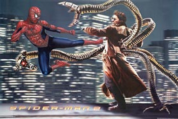 SPIDERMAN 2 (Colliding Reprint) REPRINT POSTER SPIDERMAN 2 (Colliding Reprint) REPRINT POSTER