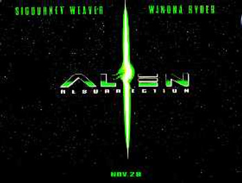ALIEN RESURRECTION (Advance) (DOUBLE SIDED) ORIGINAL CINEMA POSTER ALIEN RESURRECTION (Advance) (DOUBLE SIDED) ORIGINAL CINEMA POSTER