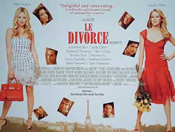 LE DIVORCE (DOUBLE SIDED) ORIGINAL CINEMA POSTER LE DIVORCE (DOUBLE SIDED) ORIGINAL CINEMA POSTER