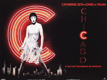 Chicago (Double Sided) (Catherine Zeta Jones) ORIGINAL CINEMA POSTER Chicago (Double Sided) (Catherine Zeta Jones) ORIGINAL CINEMA POSTER
