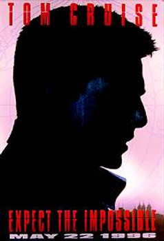 MISSION IMPOSSIBLE (Advance) (Single Sided) ORIGINAL CINEMA POSTER MISSION IMPOSSIBLE (Advance) (Single Sided) ORIGINAL CINEMA POSTER
