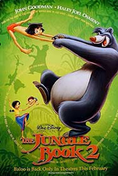 THE JUNGLE BOOK 2 (Double Sided Advance) ORIGINAL CINEMA POSTER THE JUNGLE BOOK 2 (Double Sided Advance) ORIGINAL CINEMA POSTER