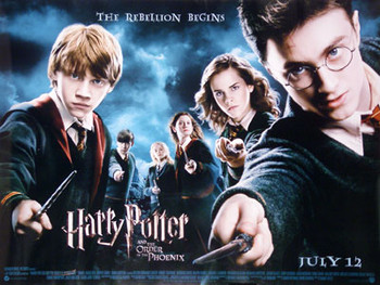 HARRY POTTER AND THE ORDER OF THE PHOENIX ORIGINAL CINEMA POSTER HARRY POTTER AND THE ORDER OF THE PHOENIX ORIGINAL CINEMA POSTER