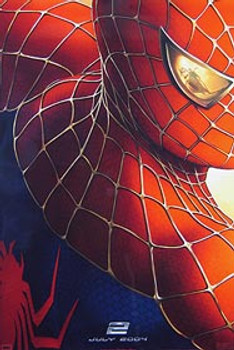 SPIDERMAN 2 (Double Sided Advance) ORIGINAL CINEMA POSTER SPIDERMAN 2 (Double Sided Advance) ORIGINAL CINEMA POSTER