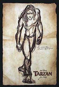 TARZAN (Advance Style A Double Sided) ORIGINAL CINEMA POSTER TARZAN (Advance Style A Double Sided) ORIGINAL CINEMA POSTER