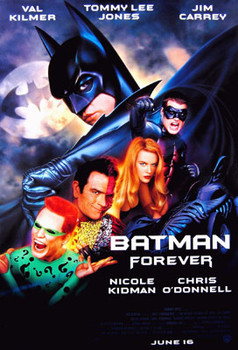 BATMAN FOREVER (Double Sided Regular) ORIGINAL CINEMA POSTER BATMAN FOREVER (Double Sided Regular) ORIGINAL CINEMA POSTER
