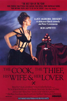 THE COOK THE THIEF HIS WIFE & HER LOVER (Single Sided Regular) ORIGINAL CINEMA POSTER THE COOK THE THIEF HIS WIFE & HER LOVER (Single Sided Regular) ORIGINAL CINEMA POSTER