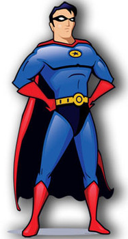 Superhero - Lifesize Cardboard Cutout / Standee Superhero - Lifesize Cardboard Cutout / Standee