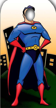 Superhero Stand-in - Lifesize Cardboard Cutout / Standee Superhero Stand-in - Lifesize Cardboard Cutout / Standee