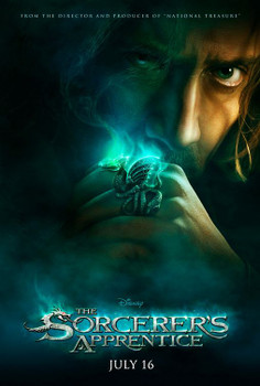 THE SORCERER'S APPRENTICE Poster - (Nicholas Cage, Monica Bellucci) double sided ADVANCE US ONE SHEET (2010) ORIGINAL CINEMA POSTER THE SORCERER'S APPRENTICE Poster - (Nicholas Cage, Monica Bellucci) double sided ADVANCE US ONE SHEET (2010) ORIGINAL CINEMA POSTER