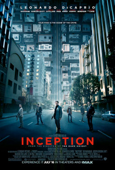 INCEPTION Poster - (Leonardo Di Caprio, Christopher Nolan, Michael Caine) double sided REGULAR US ONE SHEET (2010) ORIGINAL CINEMA POSTER INCEPTION Poster - (Leonardo Di Caprio, Christopher Nolan, Michael Caine) double sided REGULAR US ONE SHEET (2010) ORIGINAL CINEMA POSTER