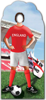 England Footballer Stand In - Football / Soccer World Cup - Lifesize Cardboard Cutout / Standee England Footballer Stand In - Football / Soccer World Cup - Lifesize Cardboard Cutout / Standee