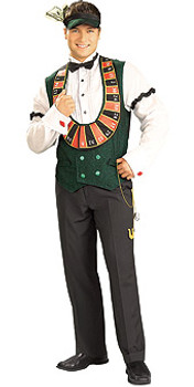 Vegas Casino Croupier - Lifesize Cardboard Cutout / Standee Vegas Casino Croupier - Lifesize Cardboard Cutout / Standee