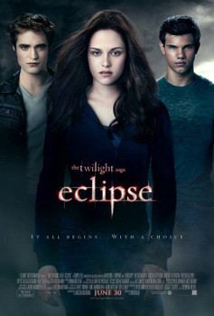 TWILIGHT ECLIPSE Poster - (Robert Pattinson, Taylor Lautner) - double sided REGULAR US ONE SHEET (2010) ORIGINAL CINEMA POSTER TWILIGHT ECLIPSE Poster - (Robert Pattinson, Taylor Lautner) - double sided REGULAR US ONE SHEET (2010) ORIGINAL CINEMA POSTER