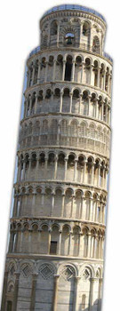 The Leaning Tower of Pisa - Lifesize Cardboard Cutout / Standee The Leaning Tower of Pisa - Lifesize Cardboard Cutout / Standee