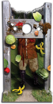 Medieval Stocks Stand In - Lifesize Cardboard Cutout / Standee Medieval Stocks Stand In - Lifesize Cardboard Cutout / Standee