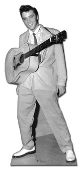 Elvis with Guitar Hanging Around Neck cardboard cutout Elvis with Guitar Hanging Around Neck cardboard cutout