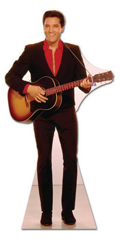 Elvis in Red Shirt with Guitar cardboard cutout Elvis in Red Shirt with Guitar cardboard cutout