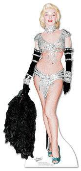 Marilyn Monroe Showgirl cardboard cutout Marilyn Monroe Showgirl cardboard cutout