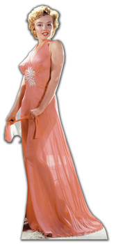 Marilyn Monroe Peach Night Gown cardboard cutout Marilyn Monroe Peach Night Gown cardboard cutout