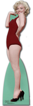 Marilyn Monroe Red Swim Suit cardboard cutout Marilyn Monroe Red Swim Suit cardboard cutout