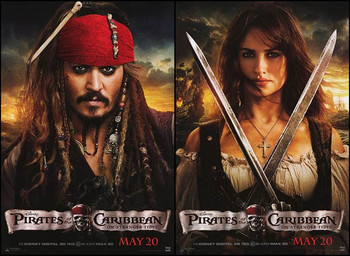 PIRATES OF THE CARIBBEAN ON STRANGER TIDES Poster PIRATES OF THE CARIBBEAN ON STRANGER TIDES Poster