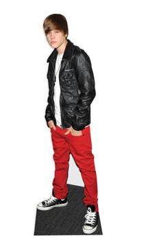 Pop star wearing Leather Jacket Cardboard Cutout Pop star wearing Leather Jacket Cardboard Cutout