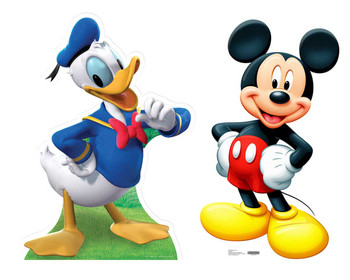 Mickey Mouse & Donald Duck Cutout Set Mickey Mouse & Donald Duck Cutout Set