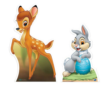 Bambi & Thumper Cutout Set Bambi & Thumper Cutout Set