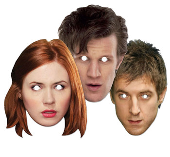 Doctor Who Party Face Masks (Companions set of 3) Doctor Who Party Face Masks (Companions set of 3)