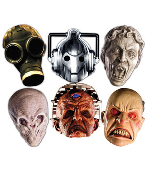 Doctor Who Party Face Masks (Monsters set of 6) Doctor Who Party Face Masks (Monsters set of 6)