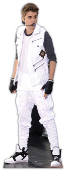 Justin Bieber - White Tracksuit Cutout Justin Bieber - White Tracksuit Cutout