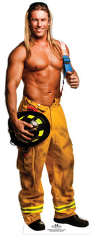 Kevin Fireman Outfit - Chippendales Lifesize Cardboard Cutout / Standee Kevin Fireman Outfit - Chippendales Lifesize Cardboard Cutout / Standee