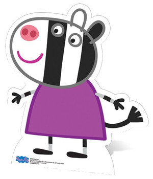 Zoe Zebra Cardboard Cutout Zoe Zebra Cardboard Cutout