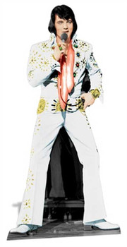 Elvis Las Vegas White Suit cutout Elvis Las Vegas White Suit cutout