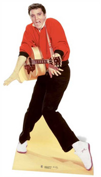 Elvis wearing Red Jacket and Guitar cutout Elvis wearing Red Jacket and Guitar cutout
