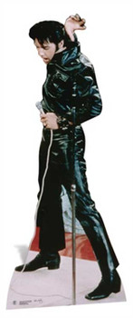 Elvis Wearing Black Leather cutout Elvis Wearing Black Leather cutout