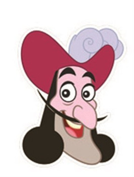 Captain Hook Face Mask Captain Hook Face Mask