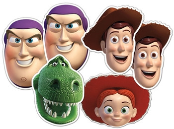 Toy Story Face Masks Set of 6 Toy Story Face Masks Set of 6